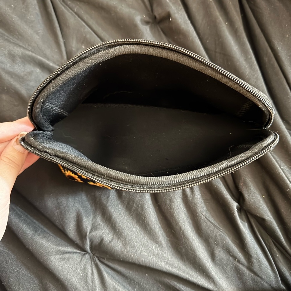 Sunflower Print Cosmetic Pouch - Picture 3 of 3